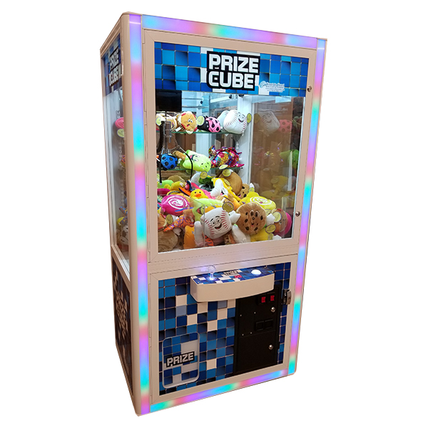 Includes ONE fill of Toys. The game is placed on free play and the setting is placed on easy. If you would like to request a certain type of toy go in the Crane there is an additional cost associated with this.